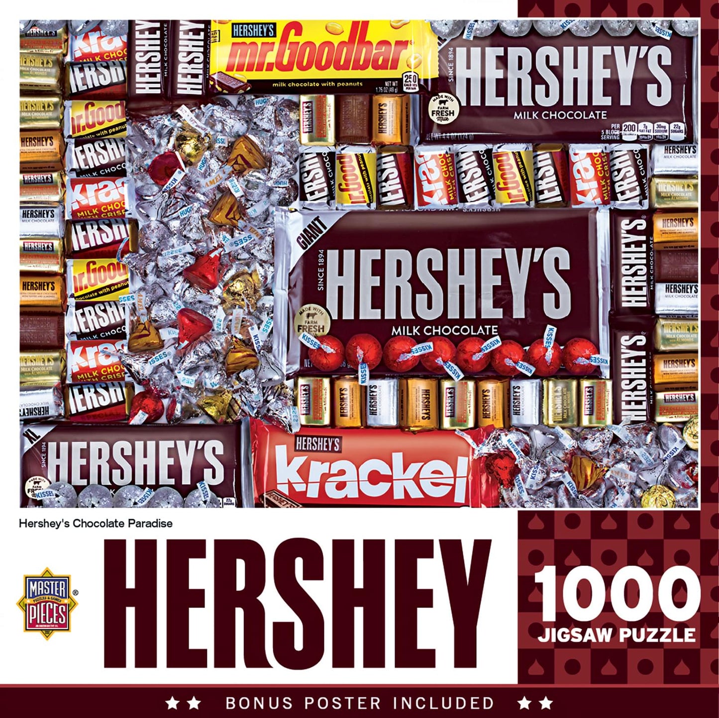 Masterpieces 1000 Piece Jigsaw Puzzle For Adults, Family, Or Youth - Hershey'S Chocolate Paradise - 19.25'X26.75'