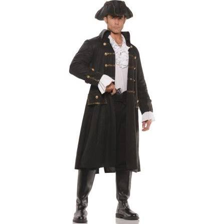 Under Wraps UR28480 Captain Darkwater mature-themed costume Black - Unisex