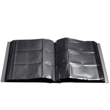 Monster 9 Pocket Trading Card Xl Binder - Holofoil Gray Album, Anti-Theft & Drop Tcg Protection W Side Loading Padded Pockets, Double Sided, Holds 720 Cards, For Sports, Gaming, Kpop, Gift