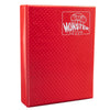 Monster 9 Pocket Trading Card Xl Binder - Holofoil Red Album, Anti-Theft & Drop Tcg Protection W Side Loading Padded Pockets, Double Sided, Holds 720 Cards, For Sports, Gaming, Kpop, Gift