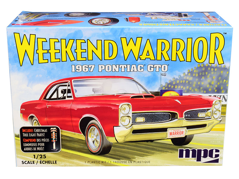 Skill 3 Model Kit 1967 Pontiac Gto ''Weekend Warrior'' 3 In 1 Kit 1/25 Scale Model By Mpc