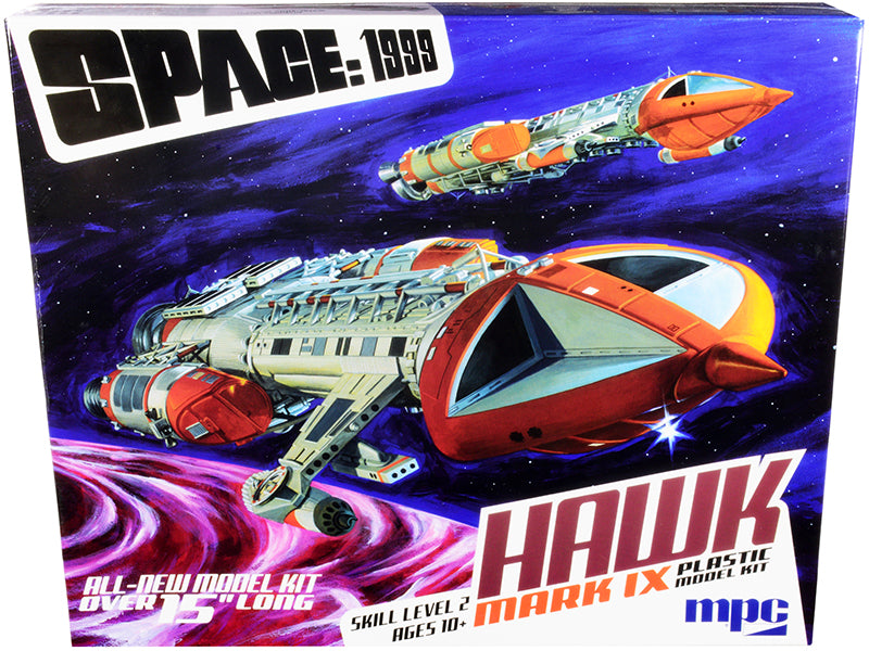 Skill 2 Model Kit Hawk Mark Ix Space Fighter ''Space: 1999'' (1975-1977) Tv Show 1/48 Scale Model By Mpc
