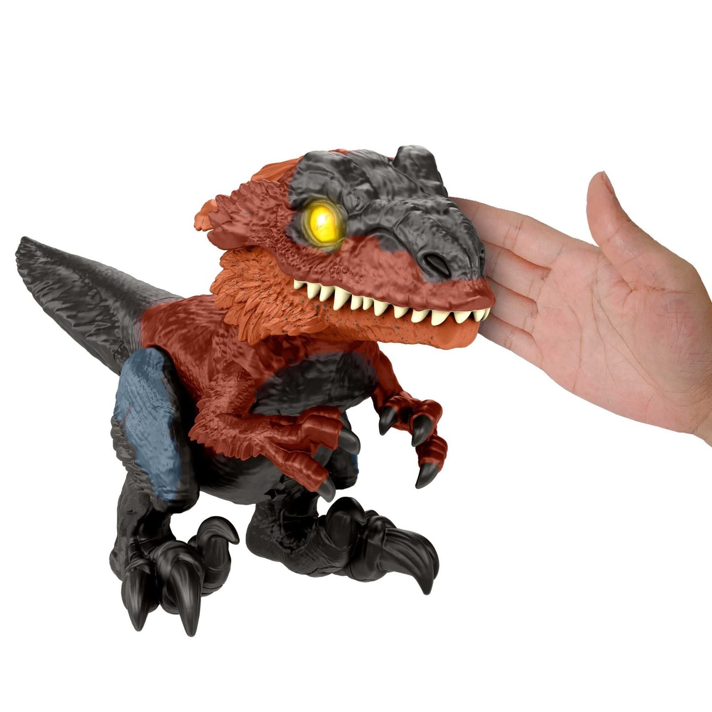 Mattel Jurassic World Dominion Uncaged Ultimate Pyroraptor Dinosaur Toy, Action Figure With Interactive Motion And Sound