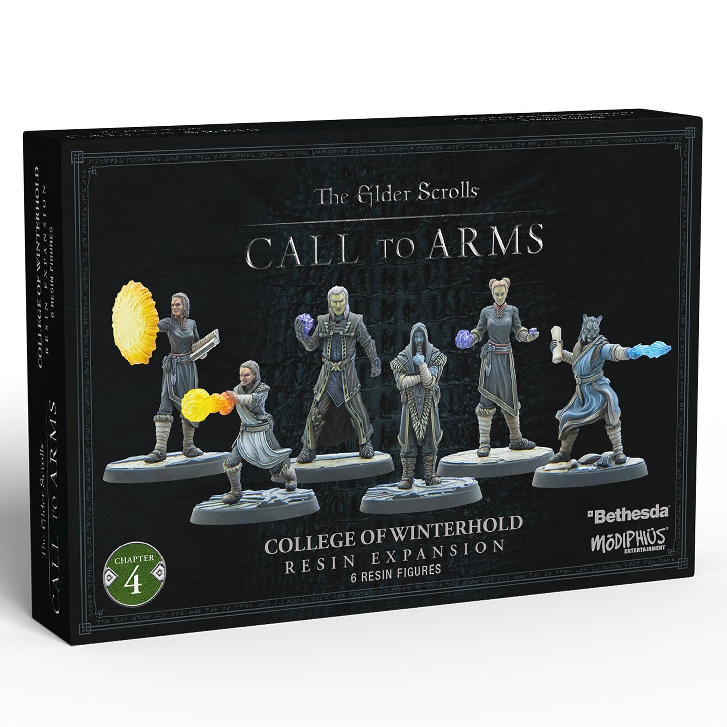 Modiphius: The Elder Scrolls: Call To Arms: College Of Winterhold - 6 Figure Resin Expansion, Chapter 4, Unpainted, 32Mm Miniatu