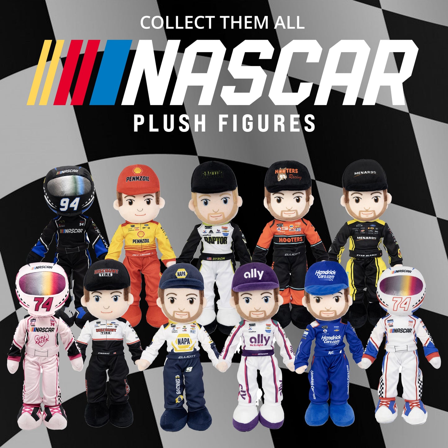 NASCAR | Hendrick Motorsports Alex Bowman 14" Plush Figure