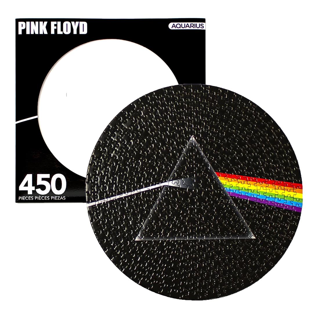 Aquarius Pink Floyd Dark Side Record Disc Puzzle (450 Piece Jigsaw Puzzle) - Officially Licensed Pink Floyd Merchandise & Collectibles - Glare Free - Precision Fit - 12 X 12 Inches