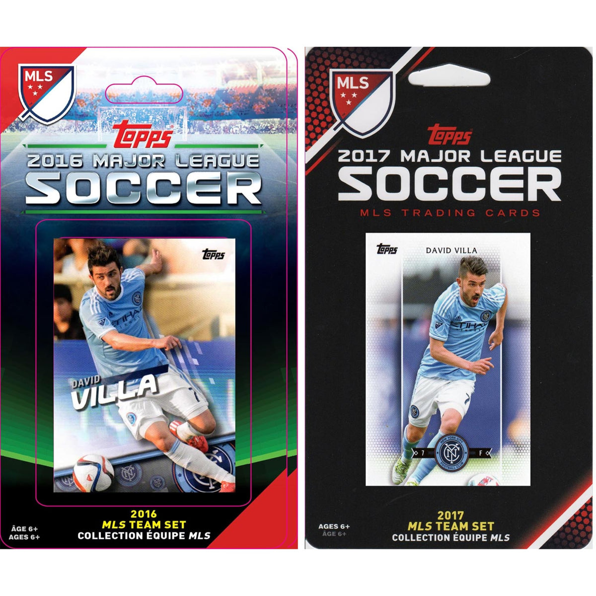 MLS New York City FC 2 Different Licensed Trading Card Team Sets