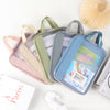 Factory Spot L-Shaped File Bag, Transparent File Bag, Handbag, Student Tutoring Bag, Test Paper Homework Bag, Study Bag