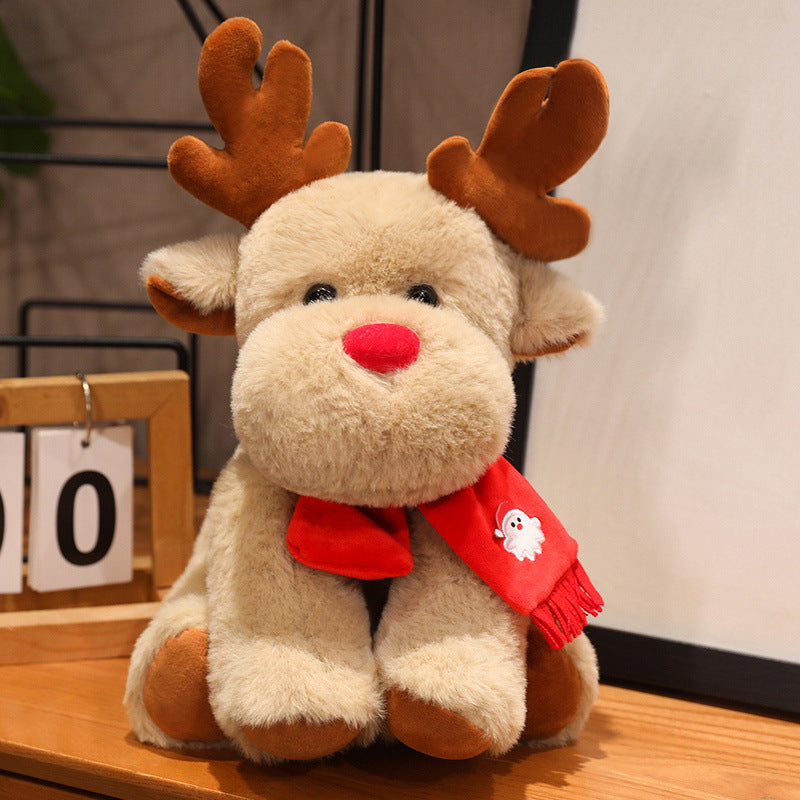 Cross-Border Merry Christmas Tree Doll Plush Toy Christmas Pillow Old Man Elk Doll Christmas Eve Children's Gift