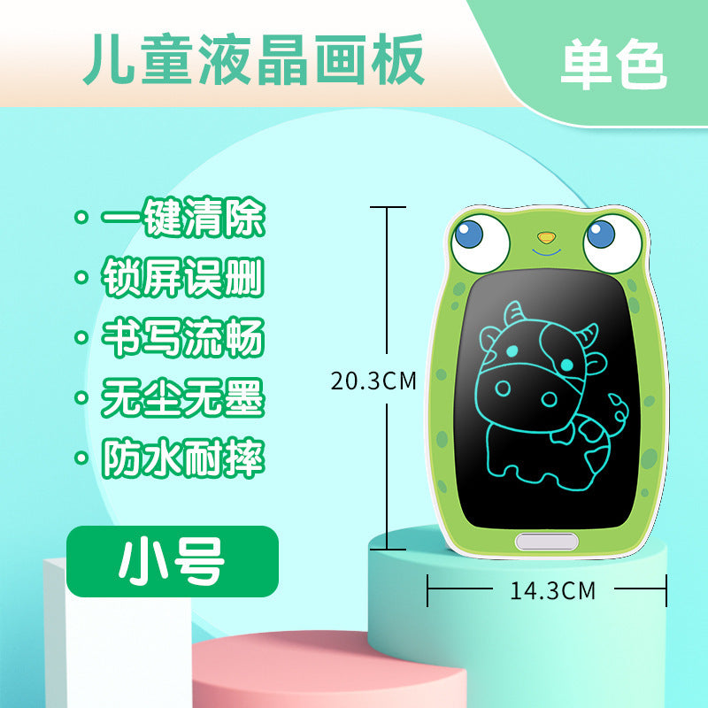 New cartoon children's eye protection LCD liquid crystal handwritten electronic message board students small blackboard graffiti drawing board