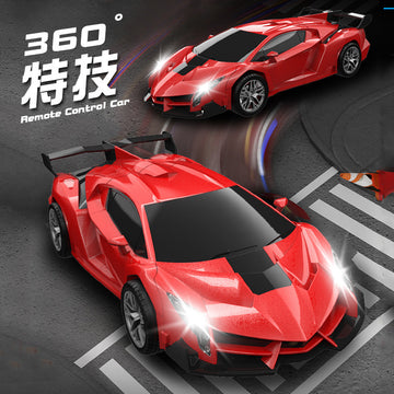 Cross-Border Rc One-Click Deformation Car Electric Robot Model Boy King Kong Kidsren's Toy Rechargeable Remote Control Car