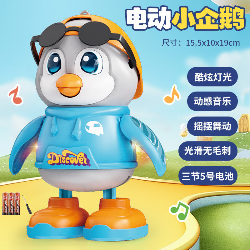 Shake Tone Swing Penguin Baby Electric Toys Educational Singing and Dancing Light Concert Factory Direct Sales