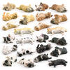 Cross-border Children's Cognitive Simulation Pet Dog Model Sleeping Posture French Bulldog Chai Dog Decorative Ornament Toy