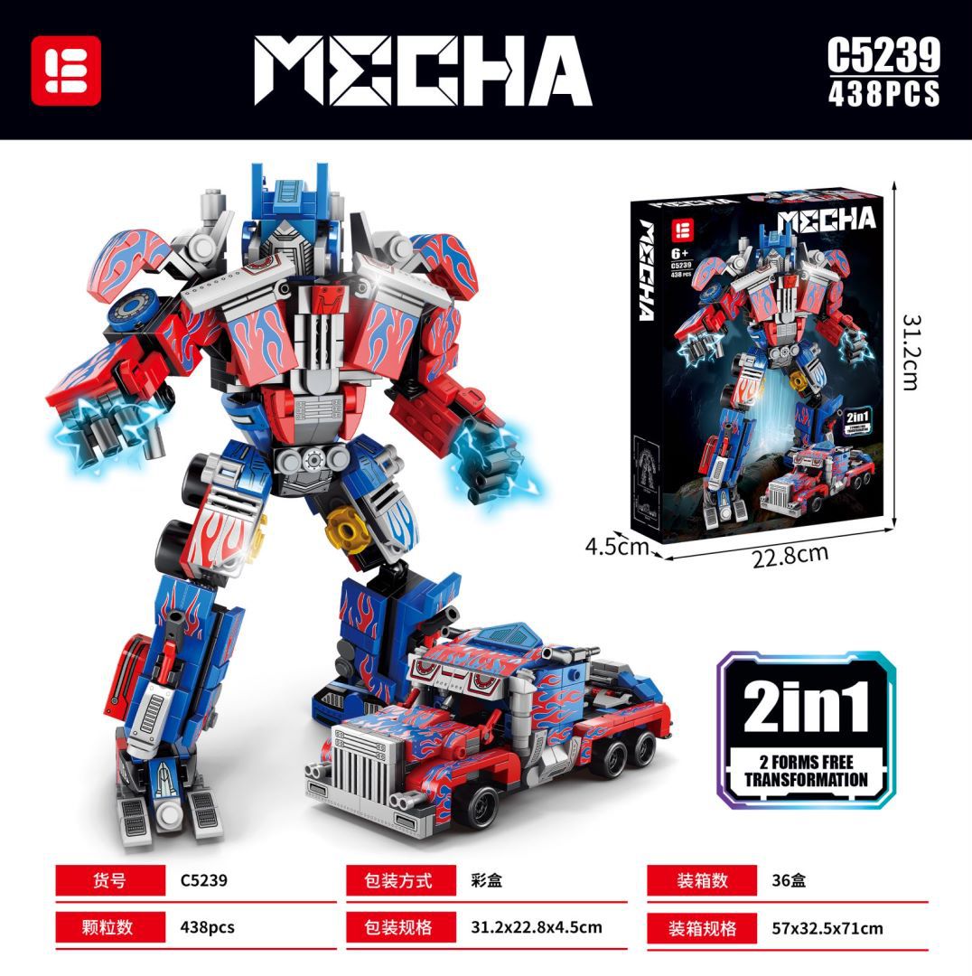 Wow, Custom Assembled Building Blocks Wasp Mecha 8847 Deformation Optimus Prime Gift Robot Children's Toys