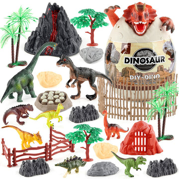 submarine marine life model jurassic dinosaur world simulation animal model blind box egg ornaments suit