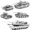 Tank DIY Handmade 3D Metal Puzzle Adult Stereo Model Assembled Assembled Educational Toys High