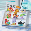 Children's Day Gift Compatible Lego Marine Animals Shark Clownfish Cartoon Doll Assembled Building Blocks Toy