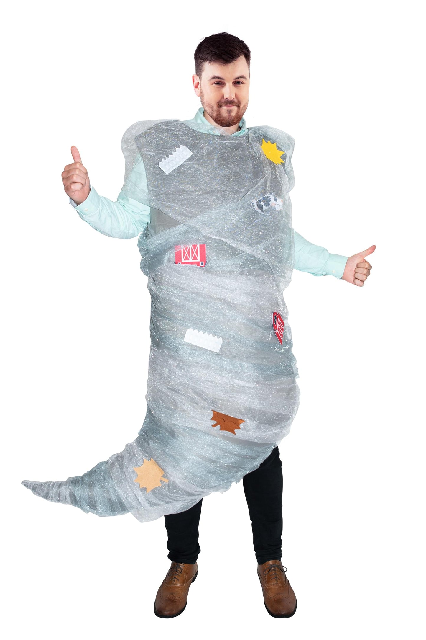 Tornado Costume For Adults And Tall Teens One Size Only Fits Most
