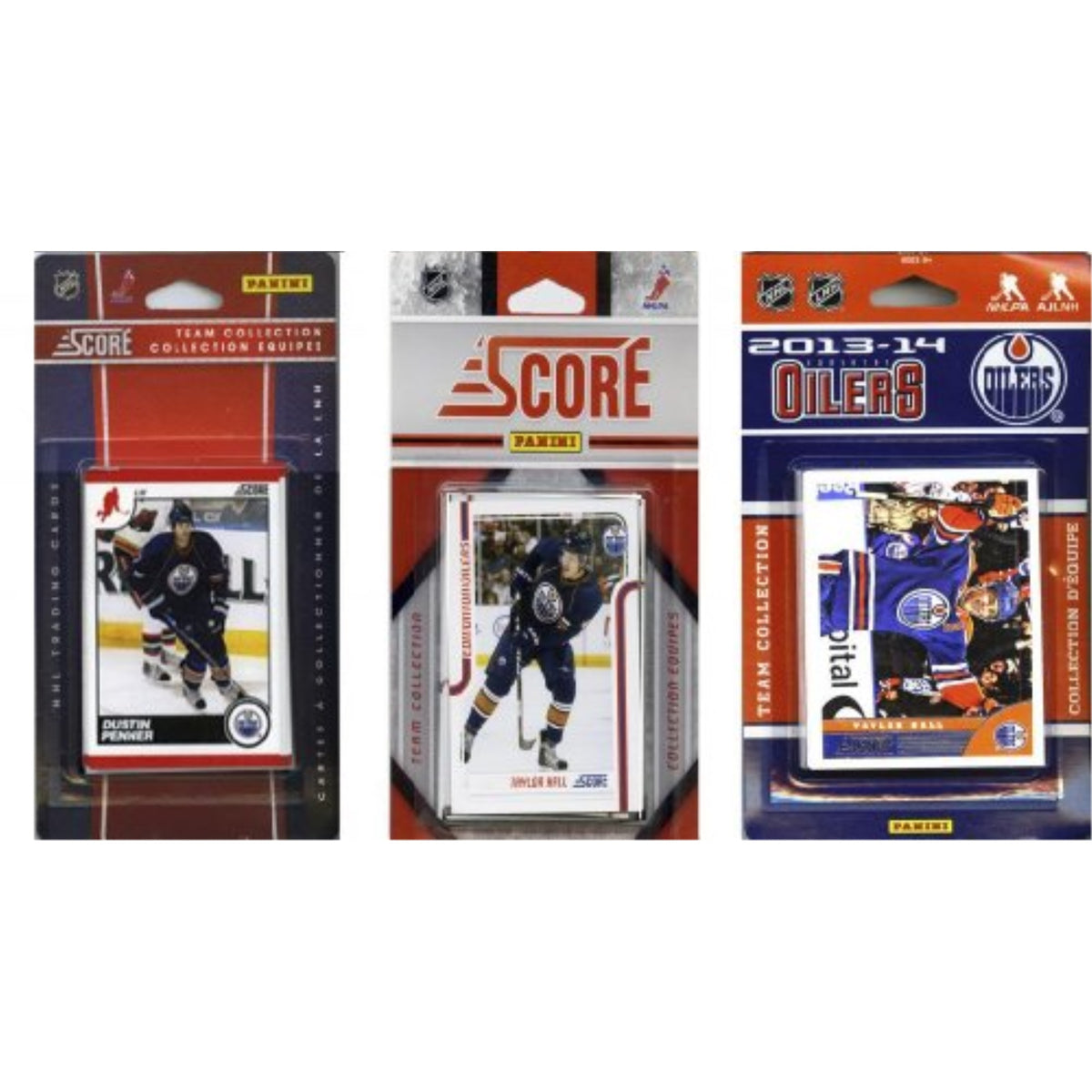 NHL Edmonton Oilers 3 Different Licensed Trading Card Team Sets