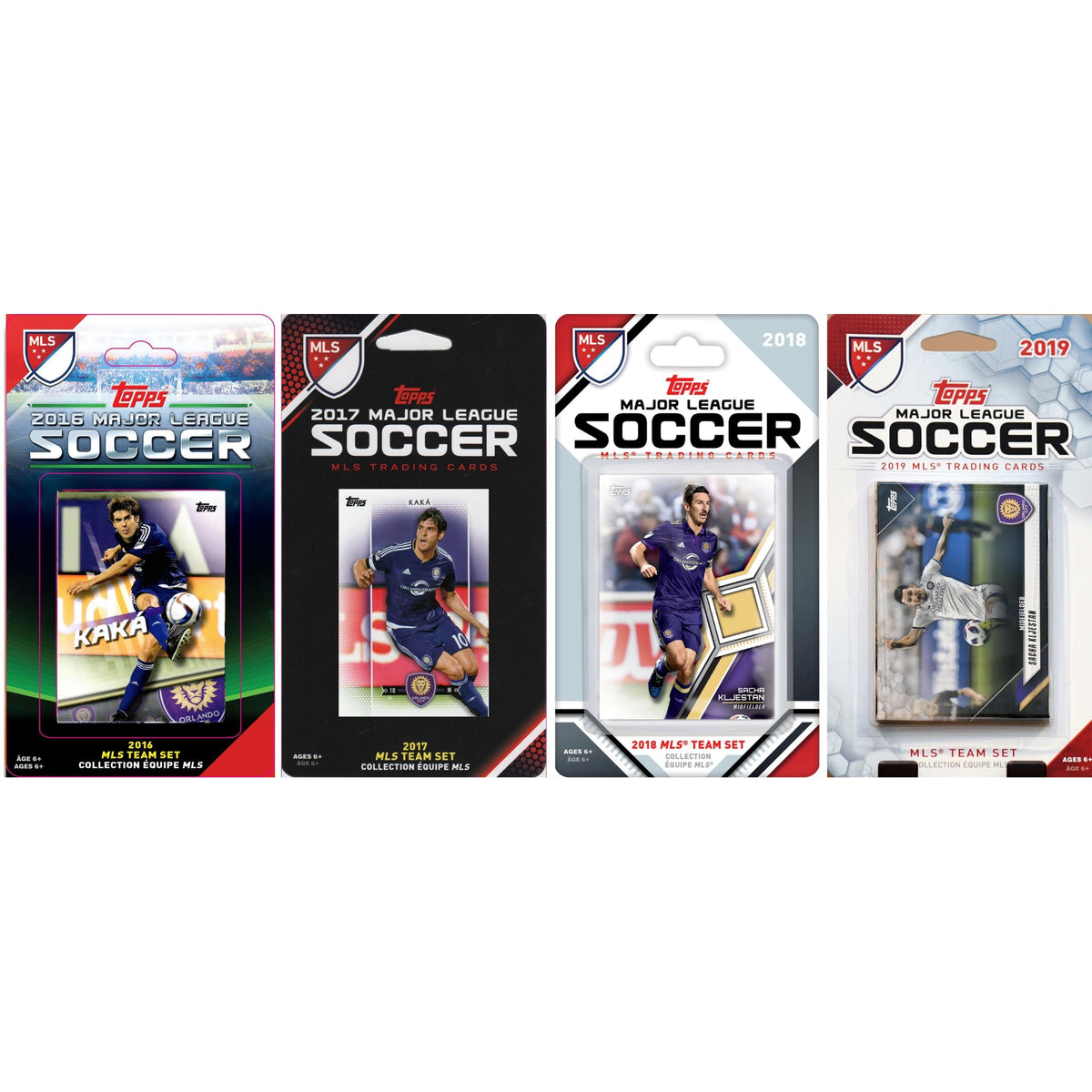 MLS Orlando FC 4 Different Licensed Trading Card Team Sets