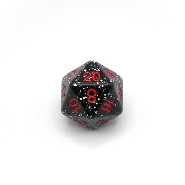 Obsidian Malphite - 7 Piece DnD Dice Set | Acrylic RPG Gaming Dice