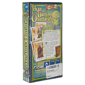 Pendragon Aye, Dark Overlord! Card Game - Fantasy Party Game for 4-7 Players, Green Box, Cardboard, Model FFGST11, Ages 14+