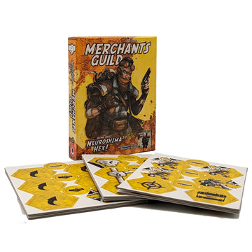 Portal Games Neuroshima Hex 3.0 Strategy Board Game - Merchants Guild, Red and Black, Cardboard, Model POP00420