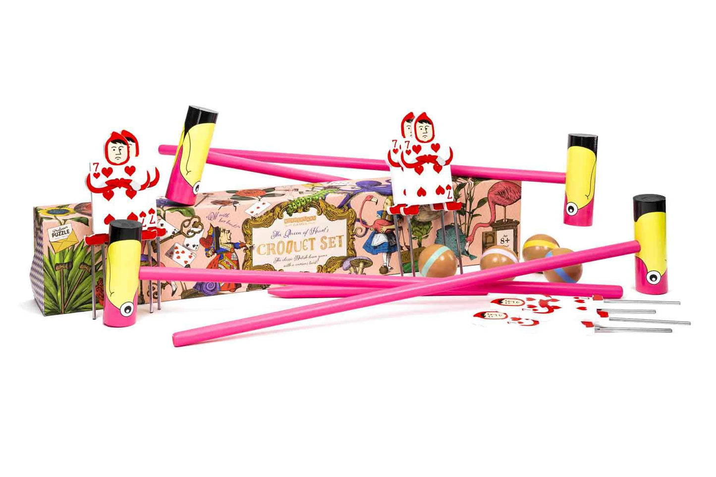 Alice In Wonderland Queen Of Hearts Flamingo Croquet