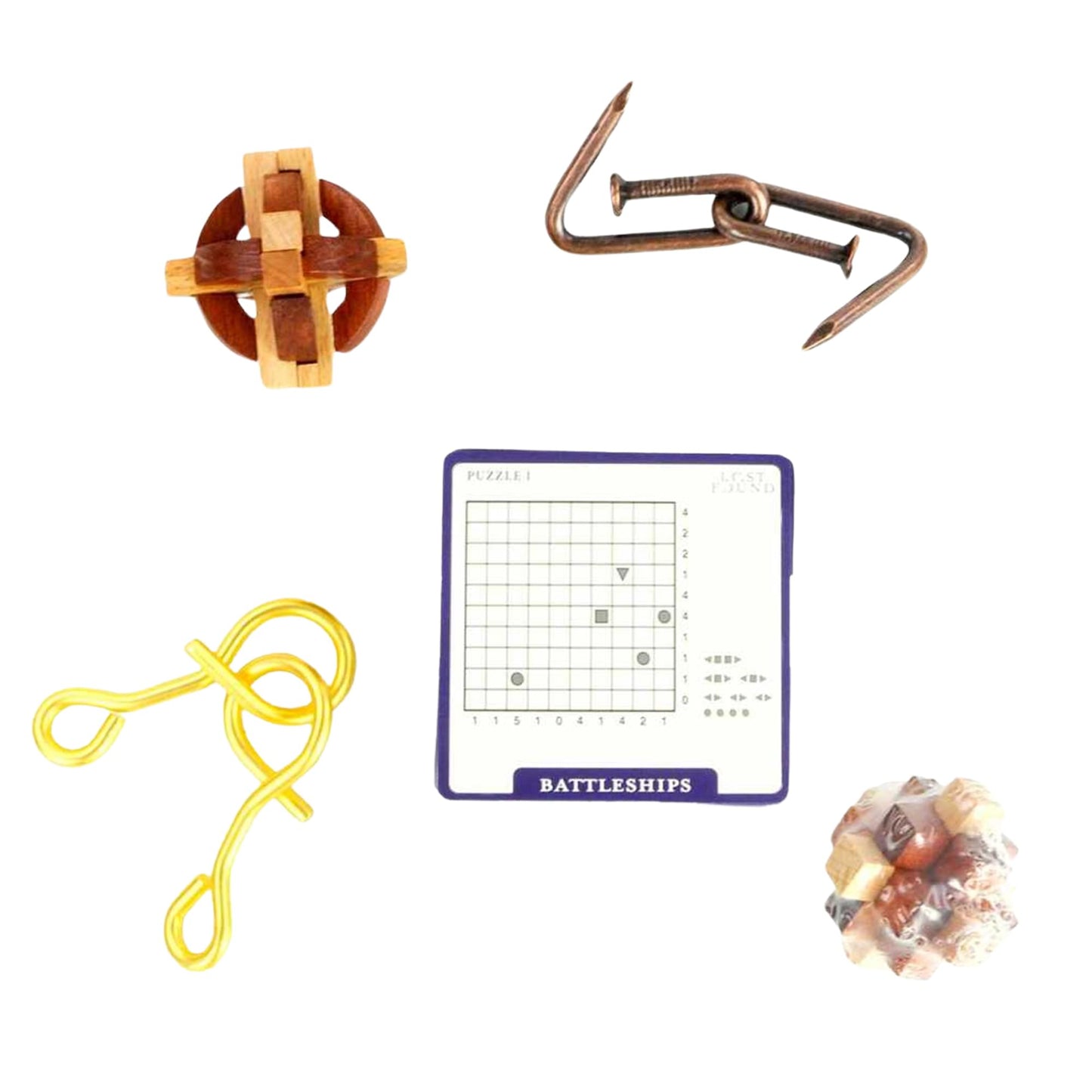Ancient Civilization Brainteaser Puzzle Set Of 5