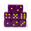 Role 4 Initiative D6 18Mm Opaque Dark Purple W/Yellow (12)