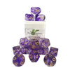 R4I Dice W/Arch'D4: Diffusion - Majesty W/Metallic Gold (15)