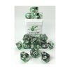 Role 4 Initiative R4I Dice W/ Arch'D4: Diffusion - Dark Forest W/ White (15)