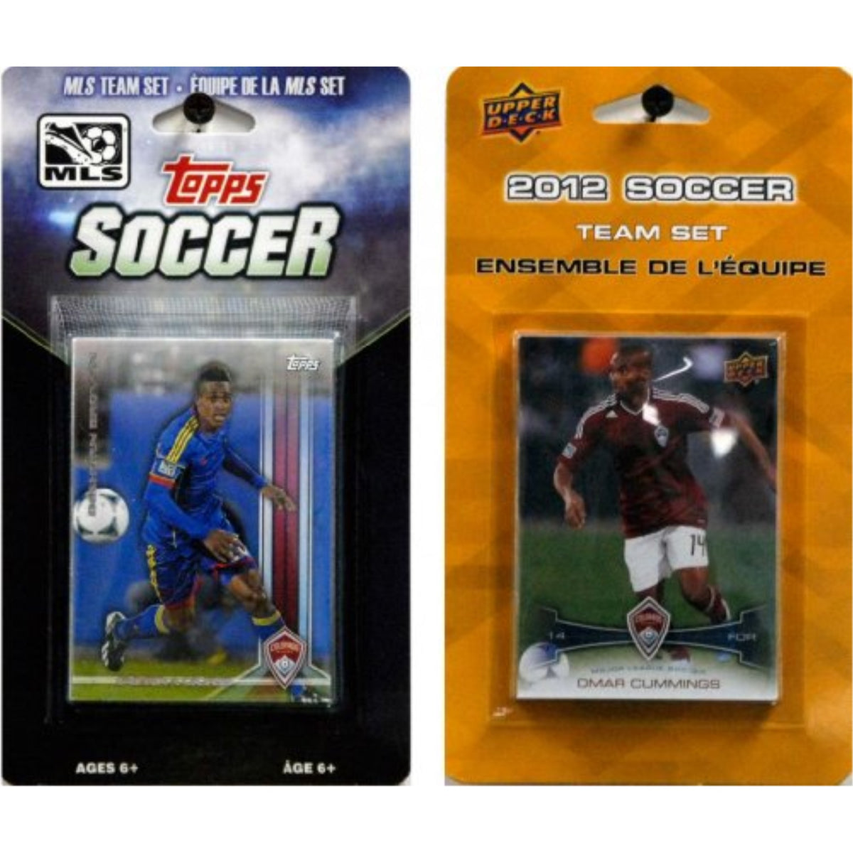 MLS Colorado Rapids 2 Different Licensed Trading Card Team Sets