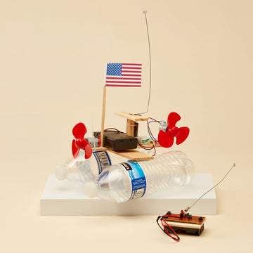 RC Propeller Boat DIY Kit, Educational STEM Toy