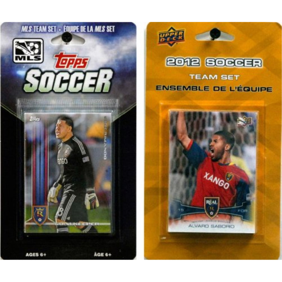 MLS Real Salt Lake 2 Different Licensed Trading Card Team Sets