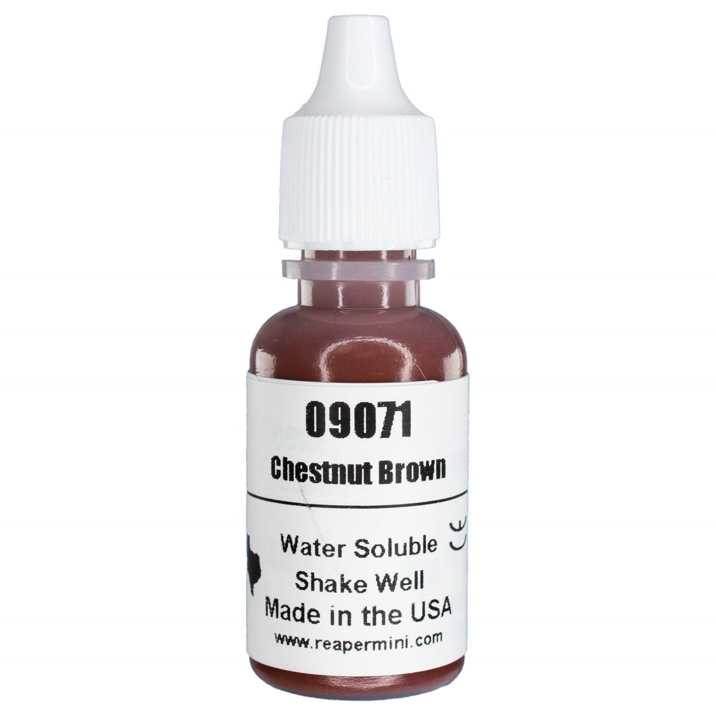 Reaper Miniatures Paints Paint Chestnut Brown 1/2 Oz Rpr 09071