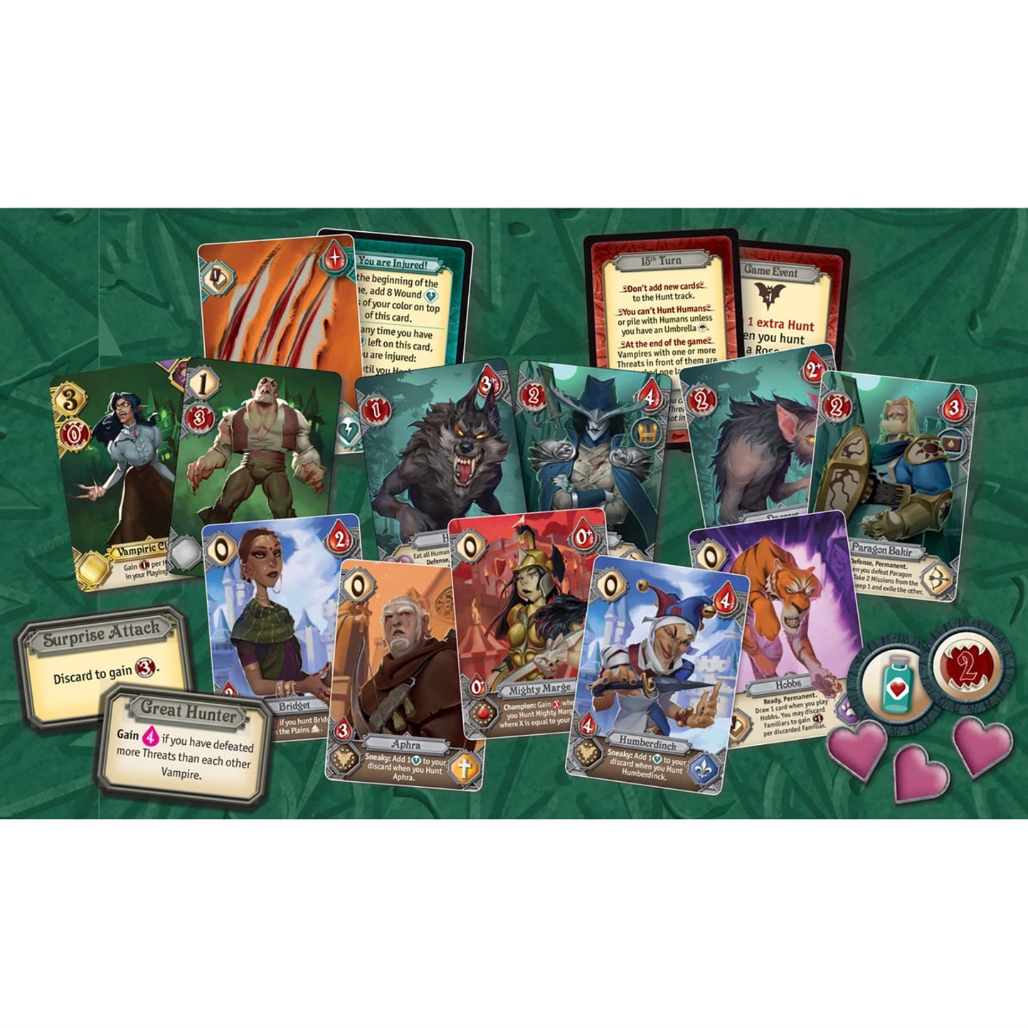 Renegade Game Studios The Hunger: High Stakes Expansion - Deck Building Game for 2-6 Players, Ages 12+, 60 Min