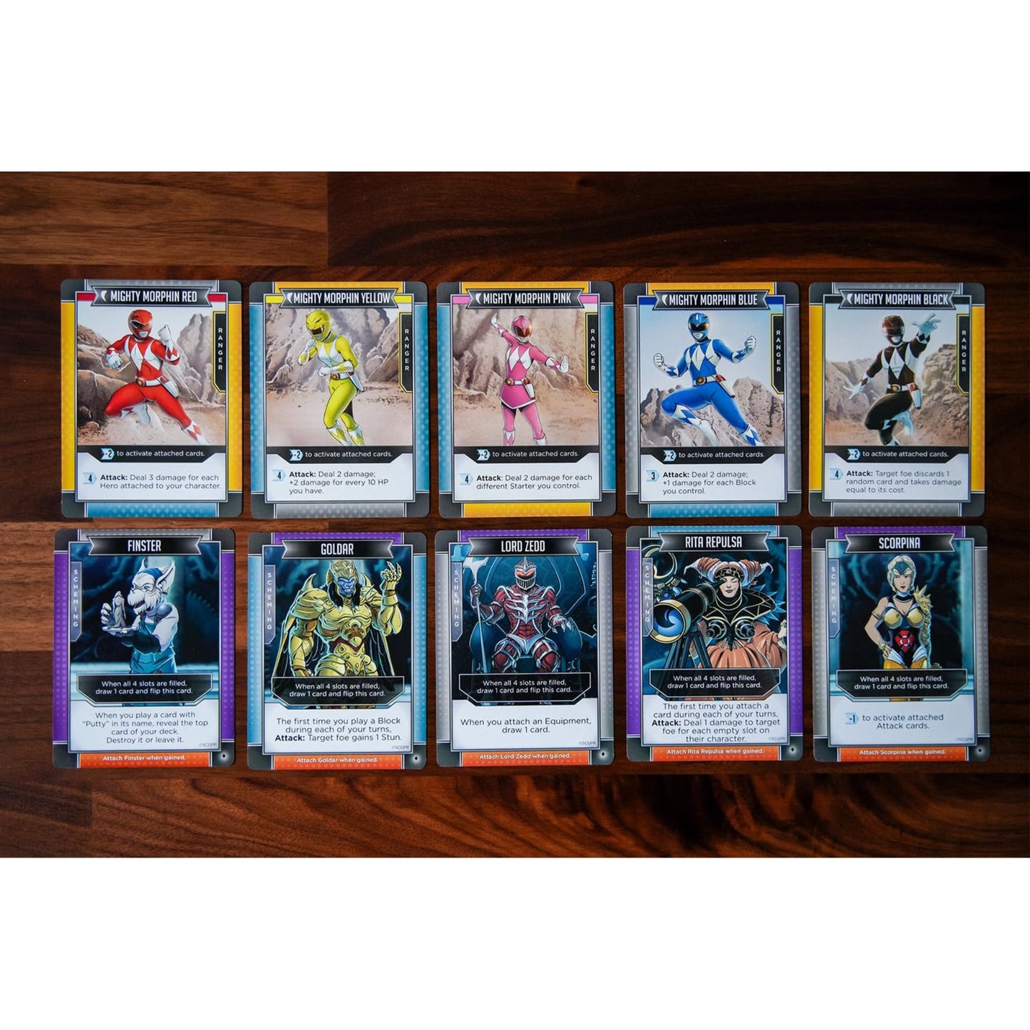Renegade Game Studios Power Rangers Deck-Building Game 2-4 Players Ages 13+ Core Set