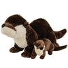 Rhode Island Novelty Adventure Planet Birth Of Life River Otter With Baby Plush Toy 12.5 Long Without Tail