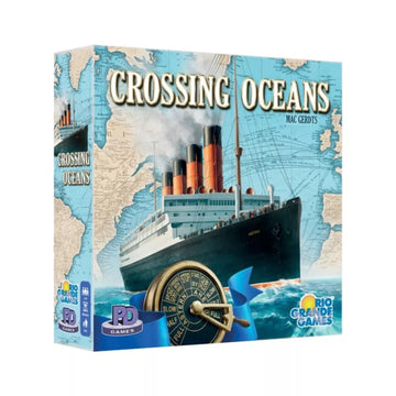 Rio Grande Games Crossing Oceans - Economic Themed Board Game, 19Th Century Maritime Strategy Board Game, Pd Games, Rio Grande G