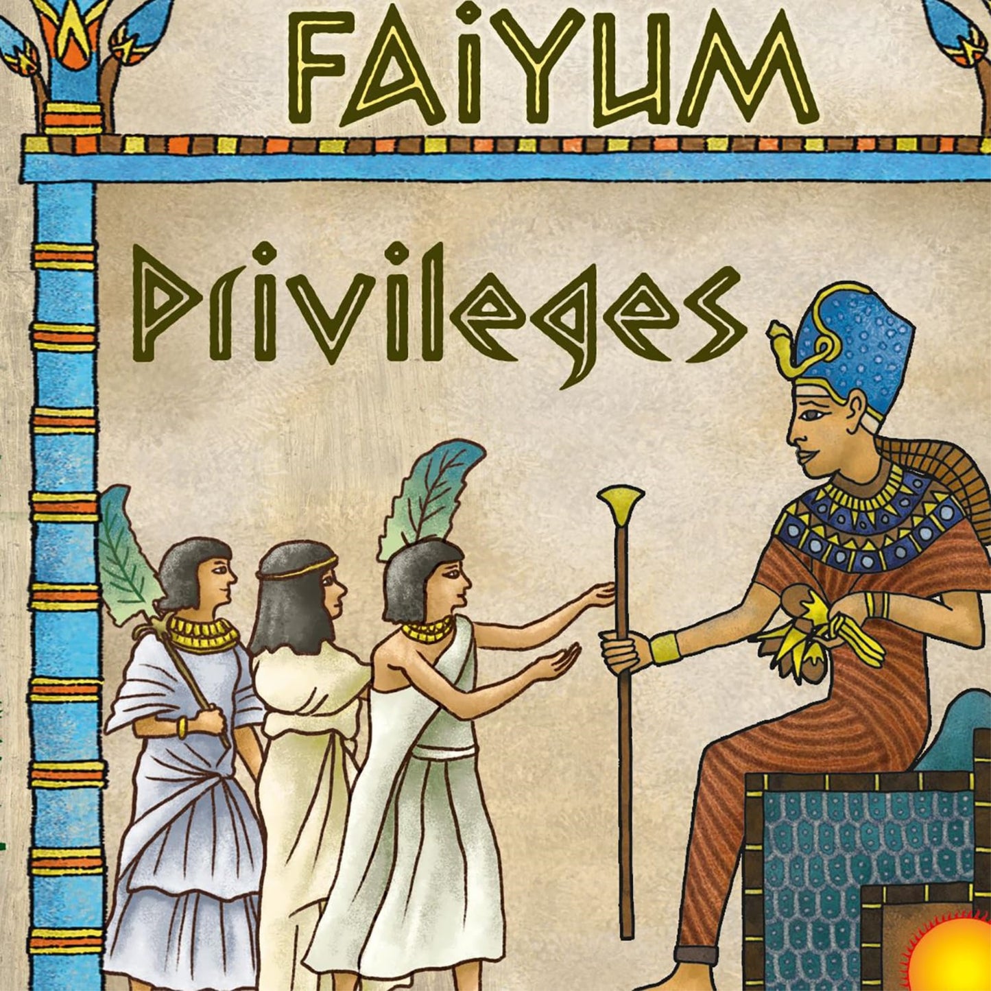Rio Grande Games: Faiyum Privileges - Expansion, City Building Board Game, Ages 14+, 1-5 Players, 90-120 Minute