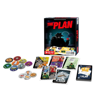 R&R Games The Plan, Strategic Card Game, Heist Card Game, Family Games For Kids And Adults, Fast Play Time