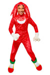 Rubies Child'S Sonic The Hedgehog Knuckles Costume Jumpsuit And Headpiece, As Shown, Medium