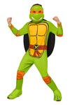 Rubies Child'S Teenage Mutant Ninja Turtles Michelangelo Costume Jumpsuit, Shell, And Half-Mask, As Shown, Large