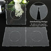5mm Fuse Beads Pegboards Large Plastic Bead Pegboard Fuse Beads Boards with Beads Square Peg Boards Kit for Kids DIY Craft Beads
