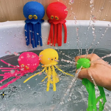 Baby Bath Toy Octopus – Sponge Water Squeeze & Summer Bath Fun