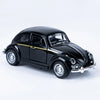 Classic 1: 36 Turn Alloy Double Door Retro Beetle Cars Model Boys' And Children's Birthday Toys Gifts Mini Vehicle Ornaments