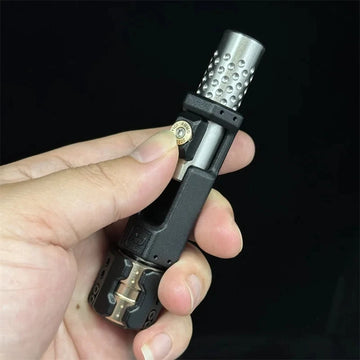 EDC Musketeer Gun Bolt Push Egg Fidget Spinner Multi Functional Slider Ratchet Gyro Metal Rotating Push Block Decompression Toy