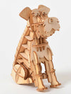 3D Wooden Animal Puzzle Sherina dog model Kids Wood Craft Brain Teaser Wood Gifts