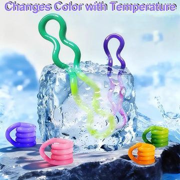 Twisty Fidget Toys Twist And Spin Sensory Toys Changes Color With Temperature For Kids Adults Stress Relief Toys